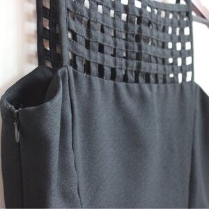 Elegant Black Midi Dress